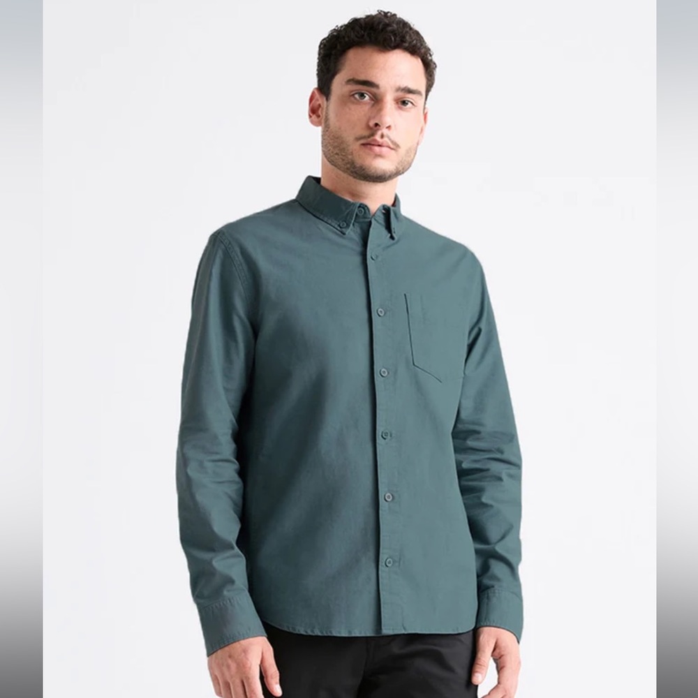New‎ Mens Du/er Performance Stretch Button Down Shirt